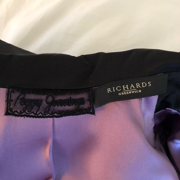 Peggy Jennings Couture black silk coat - Picture 8 of 9